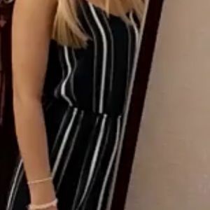 Jumpsuit: Wide Leg with Slits